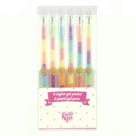 Djeco set roll-gel fluo, 6 colori combinati