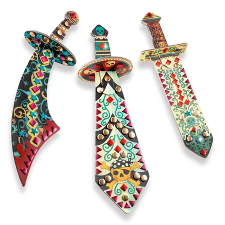 DIY Djeco set, Piratenzwaarden