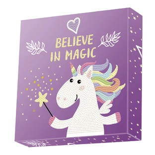 Zestaw do kreatywnego malowania Believe in Magic, malowanie diamentów
