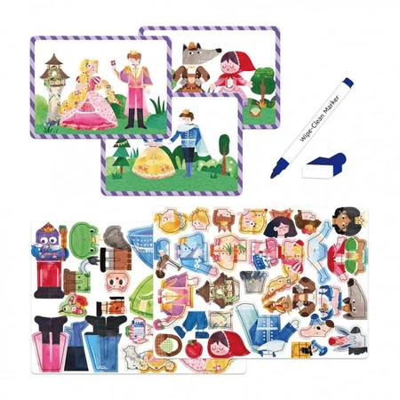 Magnetische Kunst und passendes Puzzlespiel - Geschichten