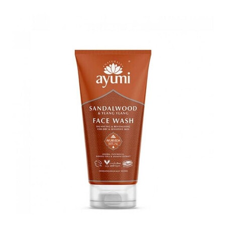 Gel facial au bois de santal et à l'ylang-ylang x 150ml, Ayumi