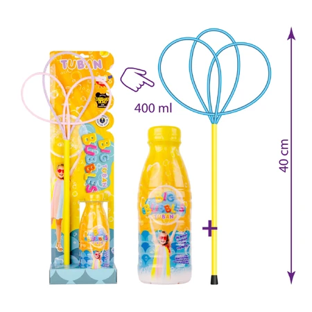 Set Pro Giant Soap Balloons - Multi-Flute Zubehör + Lösung 400 ml