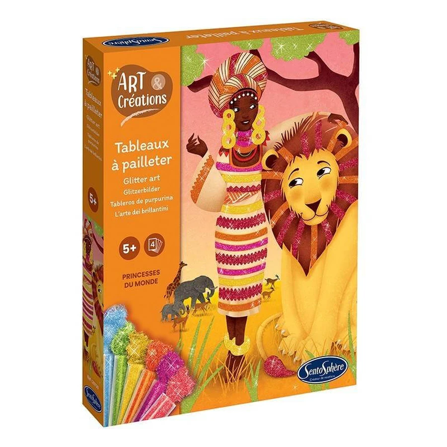 Peintures pailletées, Princesses
