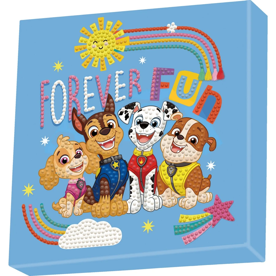 Creative Forever Fun Puppy Patrol schilderset, diamantschilderen