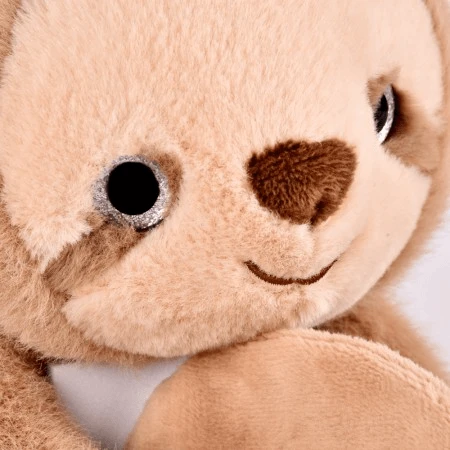 Pluche knuffel voor ontspanning en stress - Lenes - magnetisch, 30 cm, beige