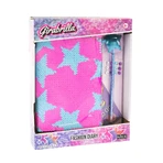 Girabrilla Fashion Diary - set de agenda reversible con lentejuelas y bolígrafo