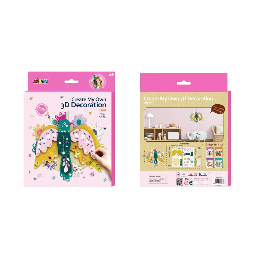 Decoratiune 3D-Pasare