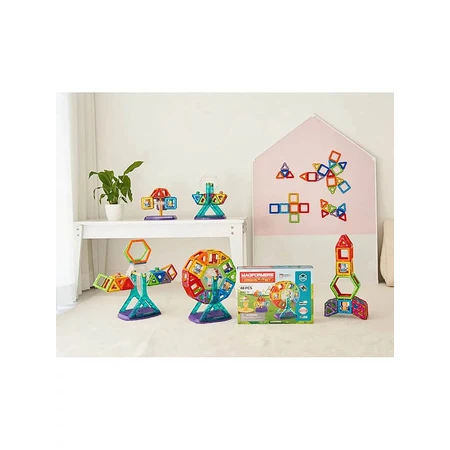Juego de construcción magnético Magformers, Carnival Plus, 48 piezas