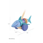 Happy shark push toy, Orange Tree Toys