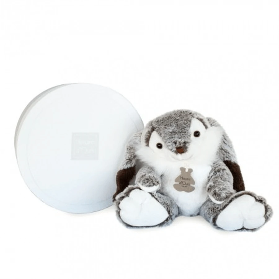 Peluche - Marius Bunny, 30 cm, gris
