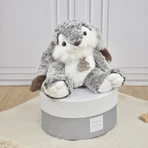 Peluche - Marius Bunny, 30 cm, gris