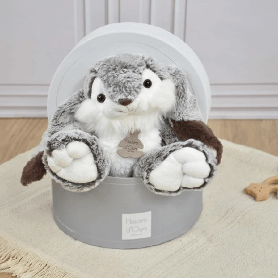Peluche - Marius Bunny, 30 cm, gris