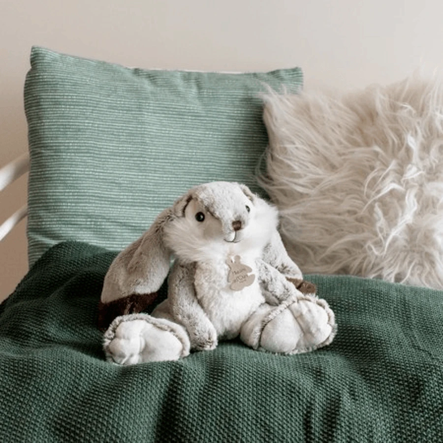 Peluche - Marius Bunny, 30 cm, gris