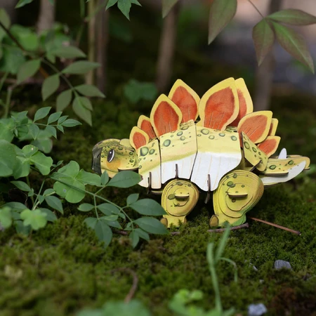 3D-geluidspuzzel - Stegosaurus, Bouw 'n' Geluid