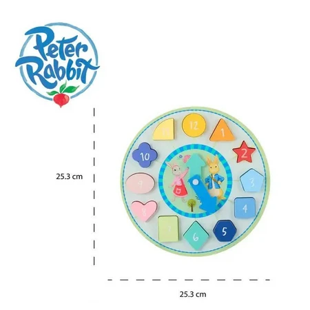 Peter Rabbit™ klokpuzzel, Orange Tree Toys