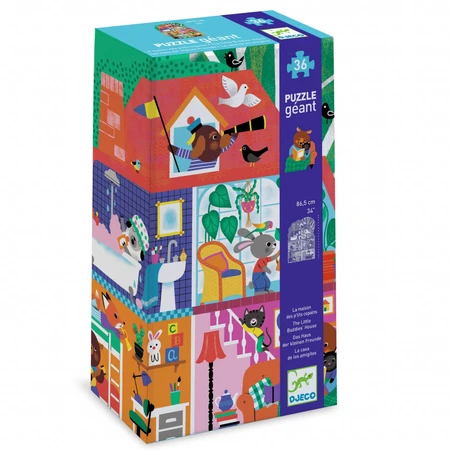 Giant jigsaw puzzle Little Friends House, Djeco