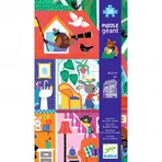 Giant jigsaw puzzle Little Friends House, Djeco