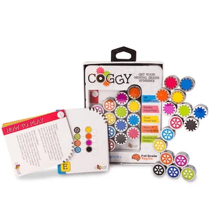 Coggy - Edukacyjna układanka magnetyczna z 16 metalowymi elementami