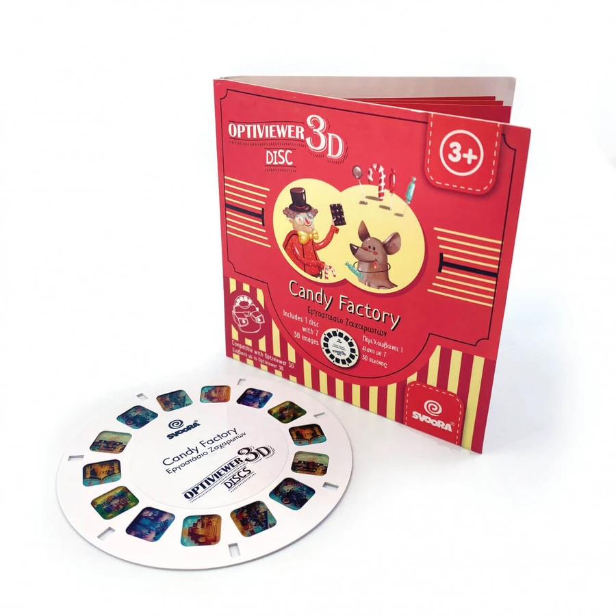 Proyector de diapositivas scroll, Fábrica de caramelos, Svoora