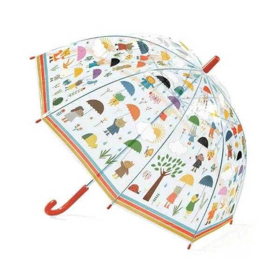 Djeco paraplu in de regen