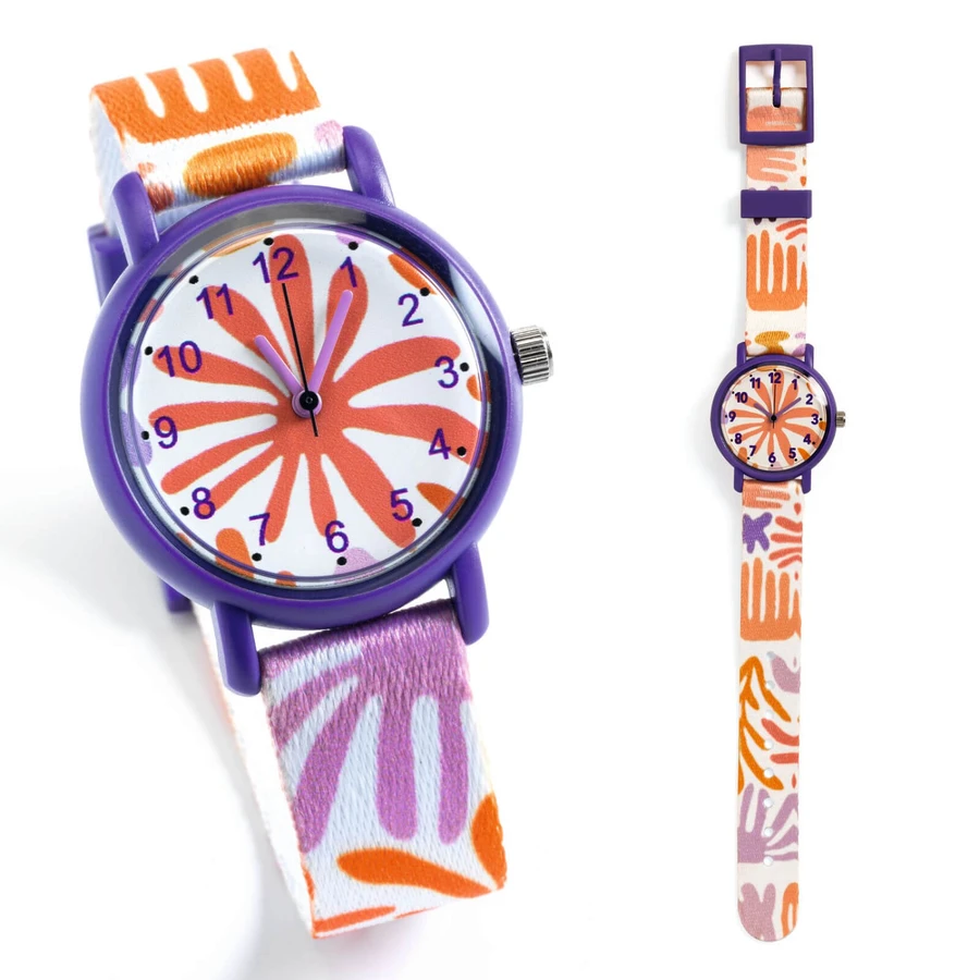 Djeco Clock,Colorful leaves