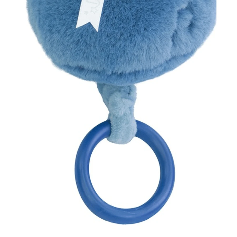 Iepuras muzical Doudou® – albastru, 20 cm