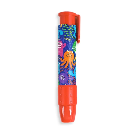 Click-It erasers, pen type: Monsters