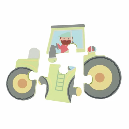 Houten tractor puzzel, Orange Tree Toys