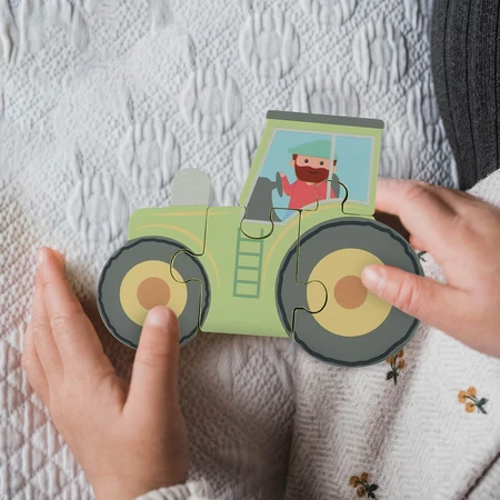Houten tractor puzzel, Orange Tree Toys