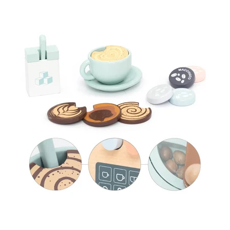Role Play Coffee machine with accessories, UMU Toys