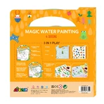 Tragbares Aquarellmalbuch, Aufkleber und Spiele - 4 Jahreszeiten