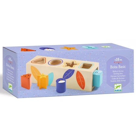 Djeco Basic Box, scatola delle forme