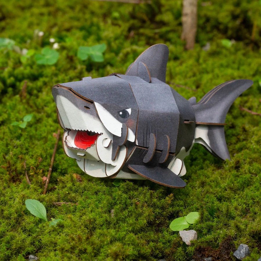 3D Sound Puzzle - Shark, Build 'n' Sound