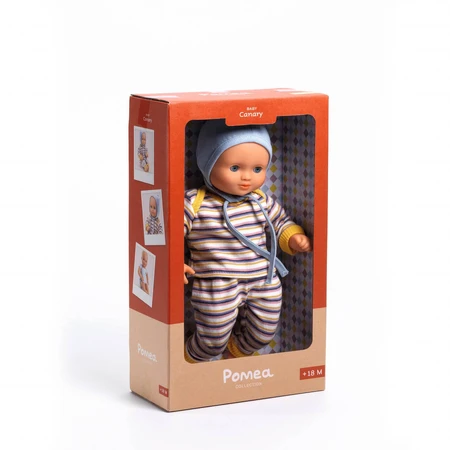Bambino con vestiti a righe Djeco