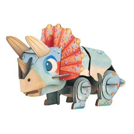 3D geluidspuzzel - Triceratops, Bouw 'n' Geluid