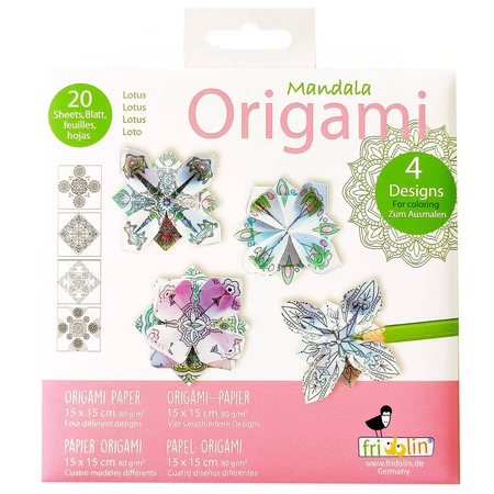 Origami Mandala de colorat, Fridolin