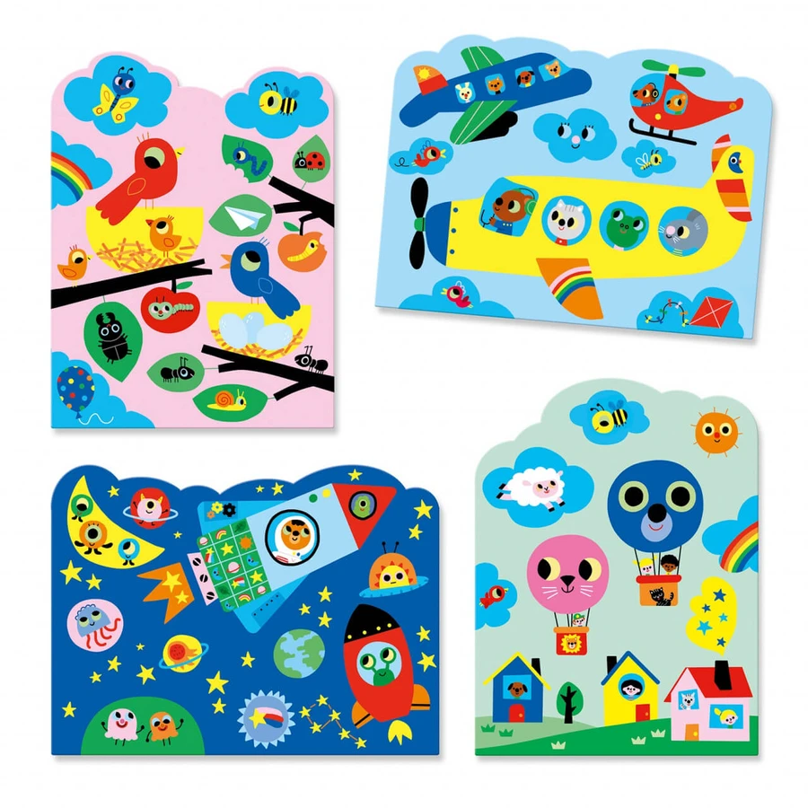 Juego de pintura al agua Djeco, Flying