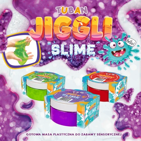 Slime in a can JIGGLY SLIME - green apple, 500 g