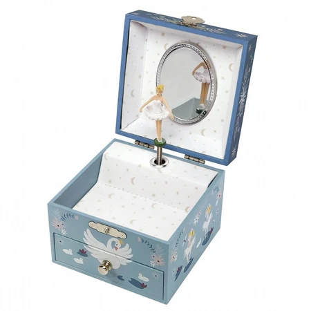 Swan Lake Square Music Box