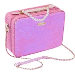 Girabrilla large reversible sequin make-up bag