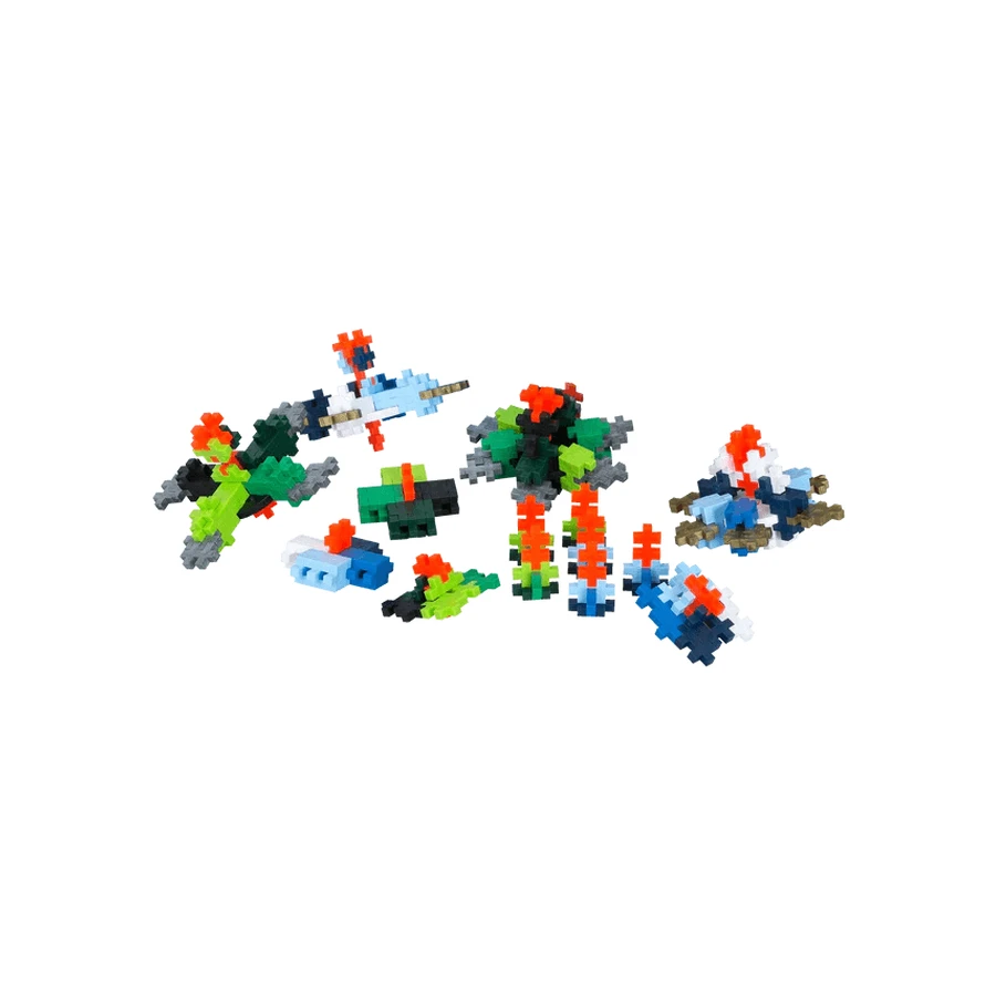 Plus-Plus construction set, 240 pieces, Learn to build a puppet
