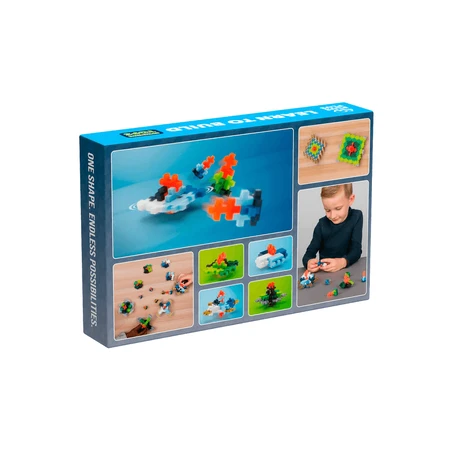 Plus-Plus construction set, 240 pieces, Learn to build a puppet