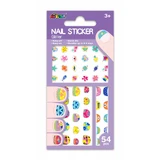 Glitter nagelstickers - Bloemen