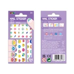 Glitter nagelstickers - Bloemen