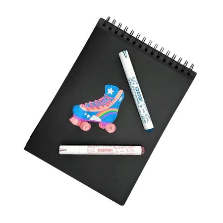 Vivid Pop! Buntstifte - 8er-Set, metallisch