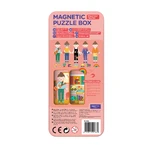 Magnetische puzzel in metalen doos, bijpassend en associatiespel - Opvoeders