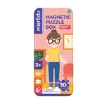 Magnetische puzzel in metalen doos, bijpassend en associatiespel - Opvoeders