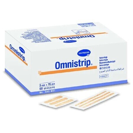 HartMann Omnistrip 3 x 76 mm x 1 envelop (5 stroken), 540681