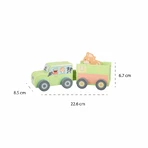 Wooden truck for transporting farm animals, Orange Tree Toys