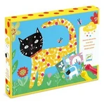 Set creativ Djeco, Bebe deseneaza cu buline